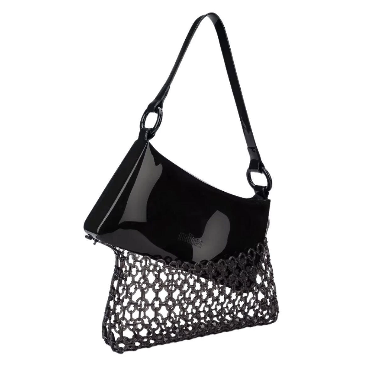 Miniatura Bolsa Melissa Hoop Bag Preta