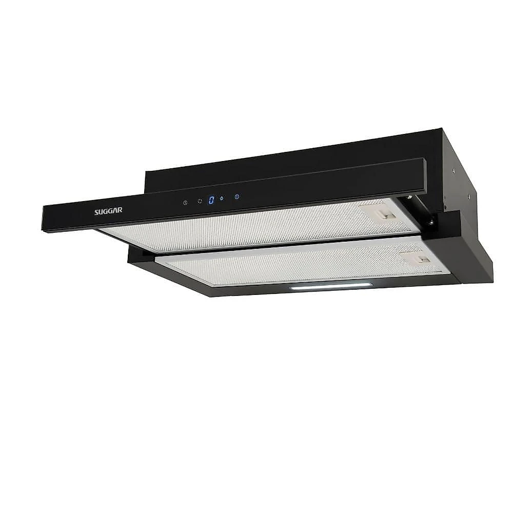 Depurador De Ar Suggar Slim De Embutir 60cm Preto 220v De62thpt