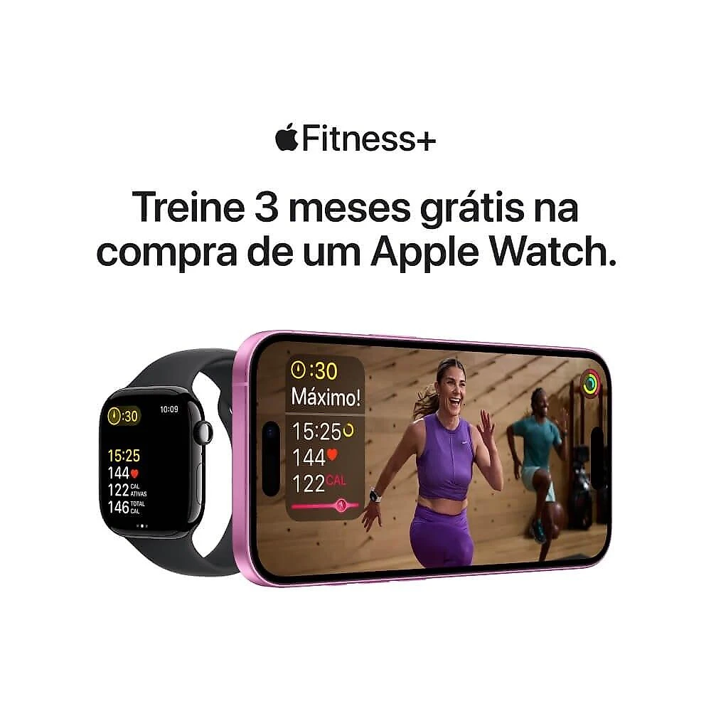 Apple Watch Series 10 GPS + Cellular • Caixa dourada de titânio – 42 mm • Pulseira dourada estilo milanês