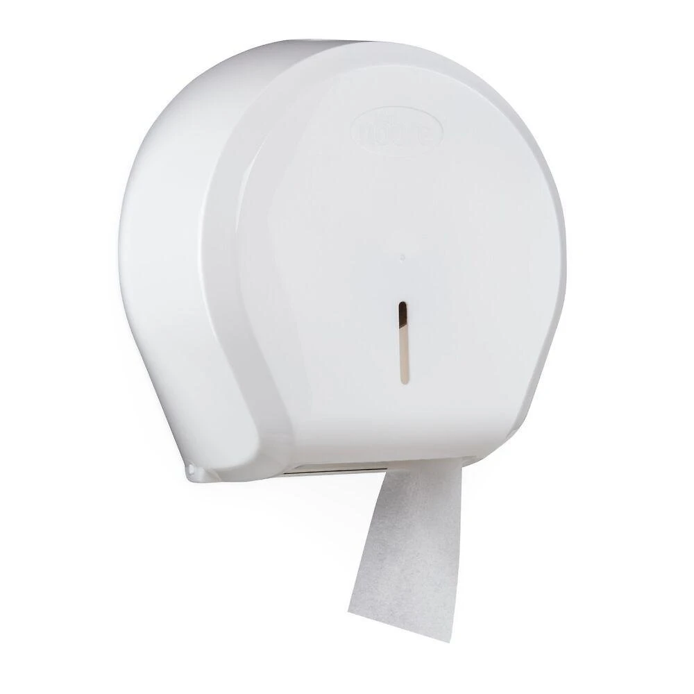Dispenser de Papel Higiênico New Classic Compatível 300-500m Preto e Branco Nobre