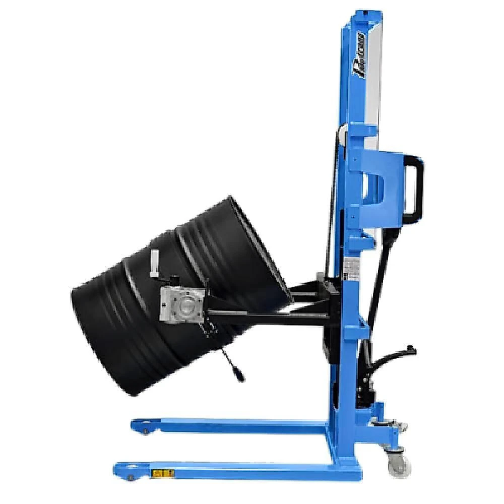 Empilhadeira Manual Gira Tambor PM319T Hidráulica para Tambores de Aço 200 Litros 300kg Paletrans