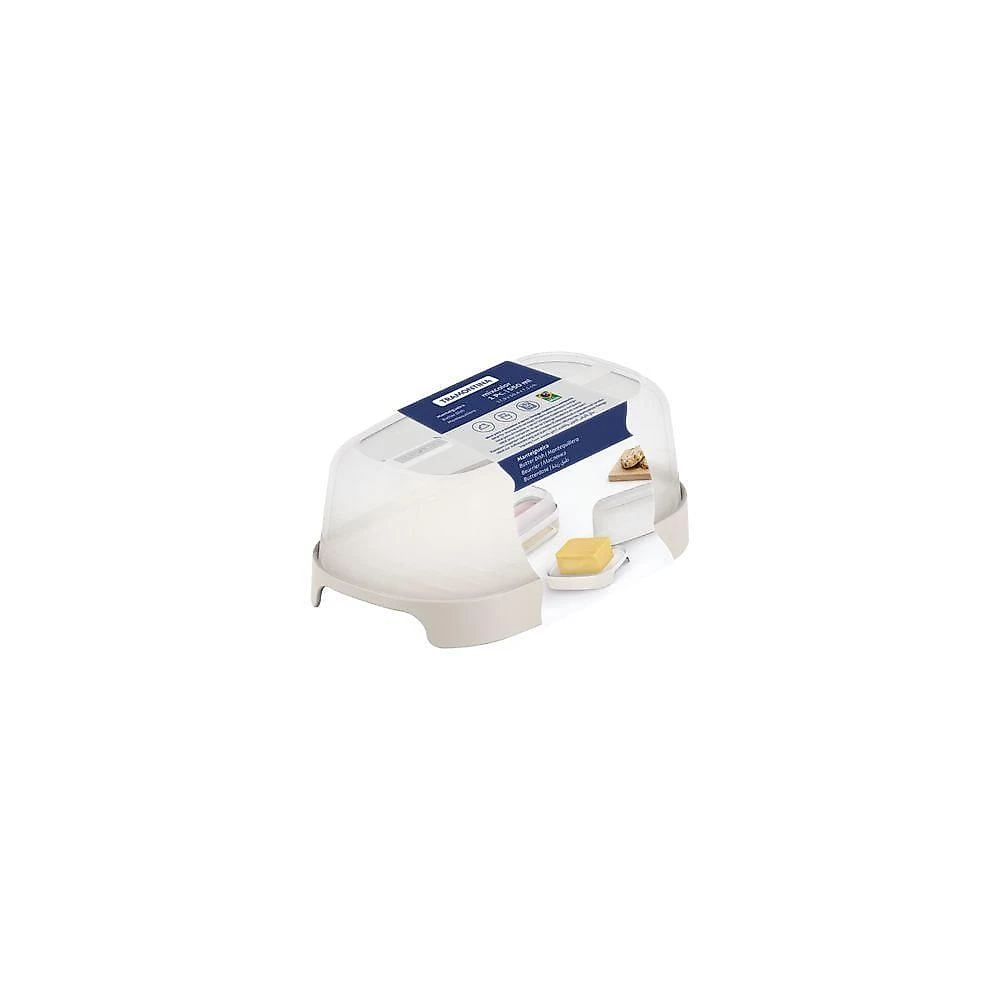 Pote Para Manteiga Tramontina Mix Color Em Polipropileno Cinza 550 Ml