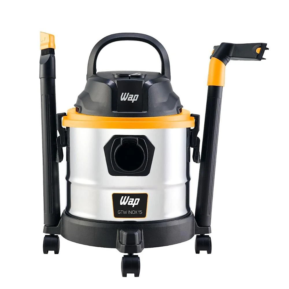 Aspirador de pó e Água wap gtw inox 15 bocal de sopro 1700w de potência 127v