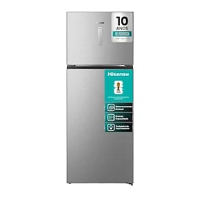 Geladeira Hisense Duplex Inox 467L Inverter Frost Free RT3N461