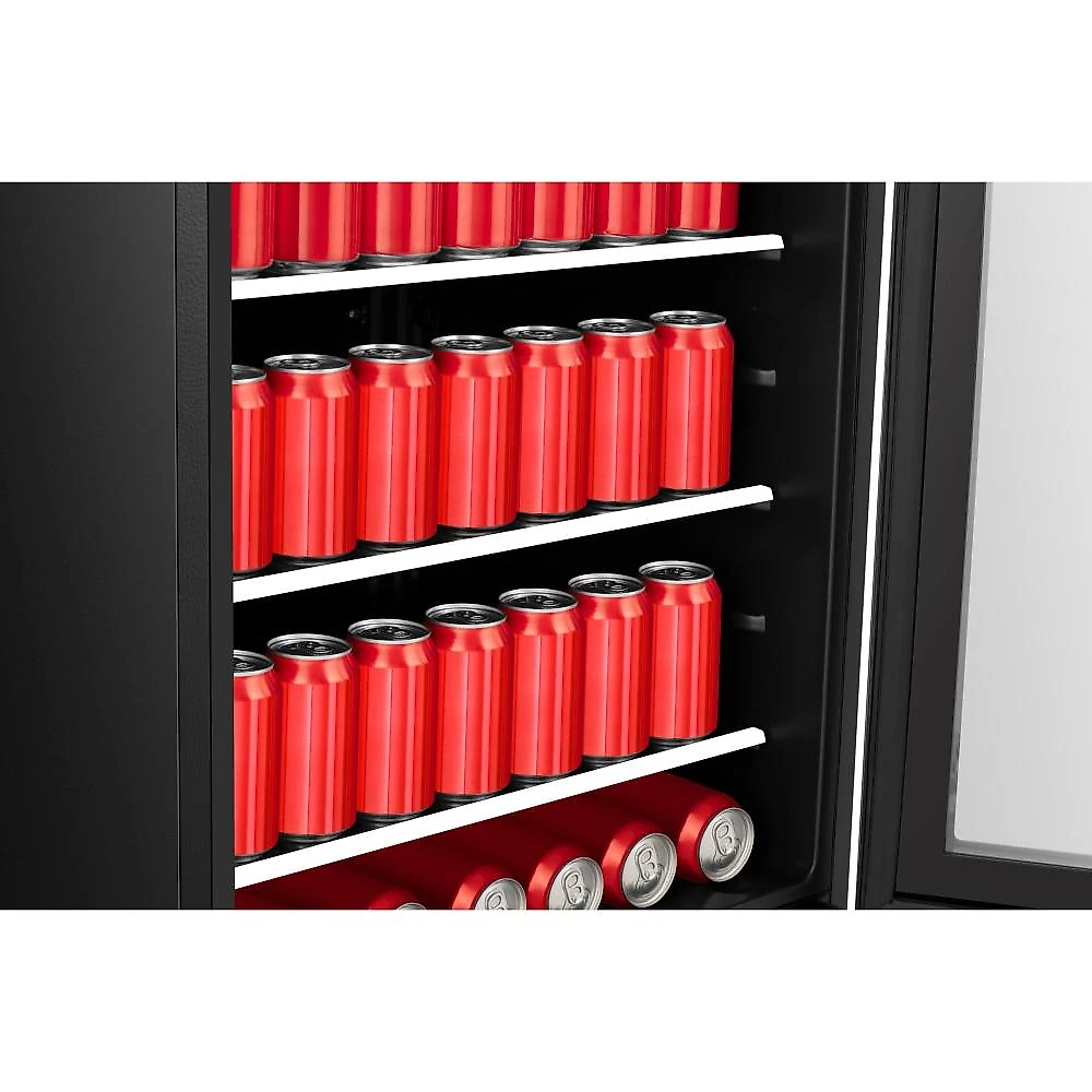 Frigobar hisense beverage cooler hbl-14w1anqri 152l 140 latas porta de vidro inox 110v
