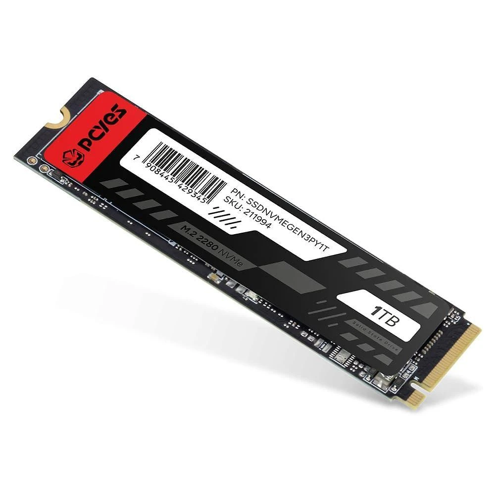 SSD PCYES M.2 2280 Nvme Pcie 3.0x4 1TB Leitura 2289MB-s Gravação 1650MB-s