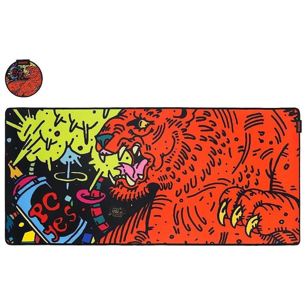 Pcyes Mouse Pad Tiger Extended 900×420mm Pct -1