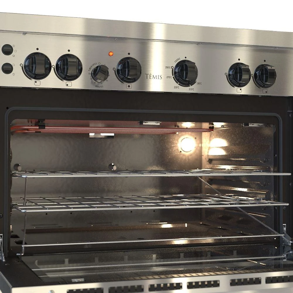 Fogão De Embutir 5 Bocas Venax Temis Inox Gás GLP 127V
