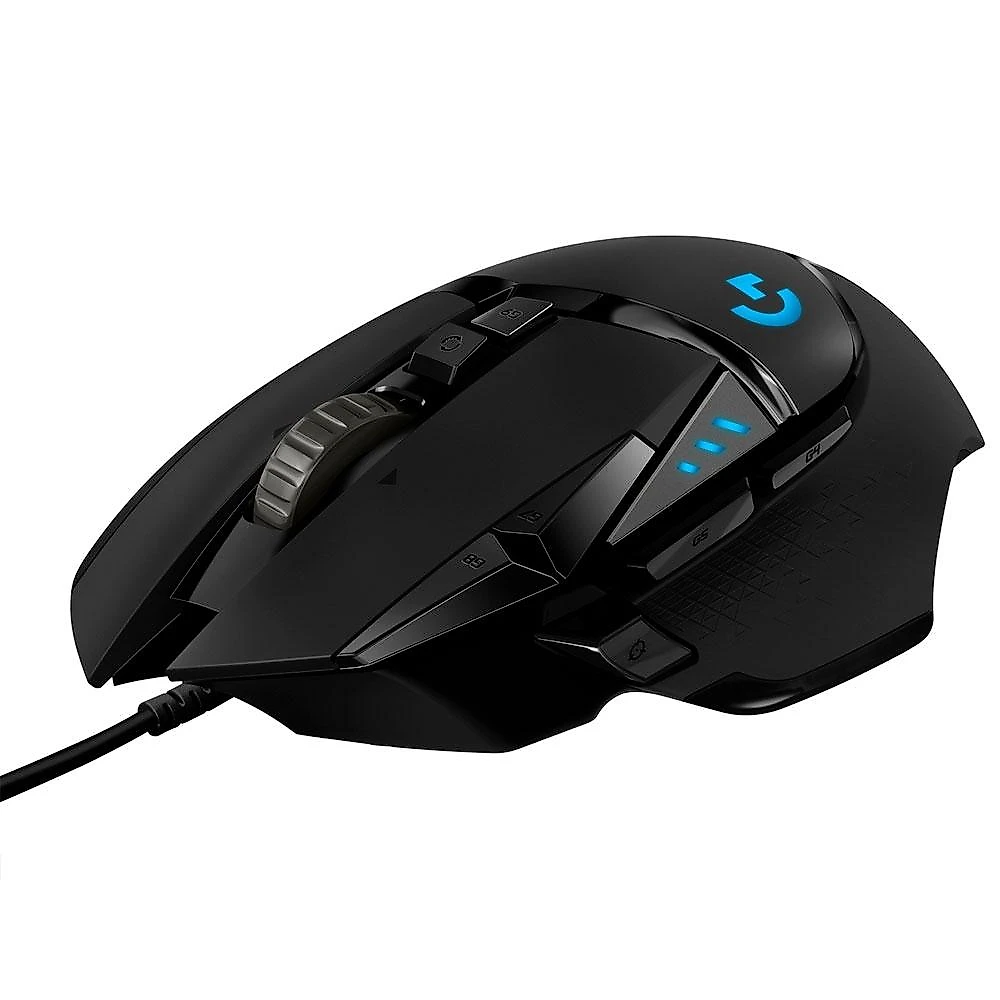 Mouse Gamer Logitech G502 HERO com RGB LIGHTSYNC, Ajustes de Peso, 11 Botões Programáveis, Sensor HERO 25K - 910-005550