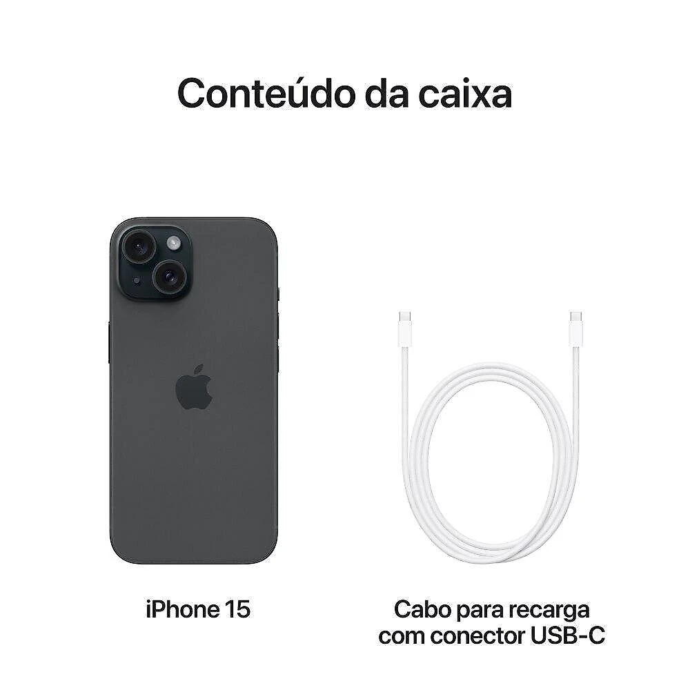 Apple iPhone 15 de 512GB - Preto