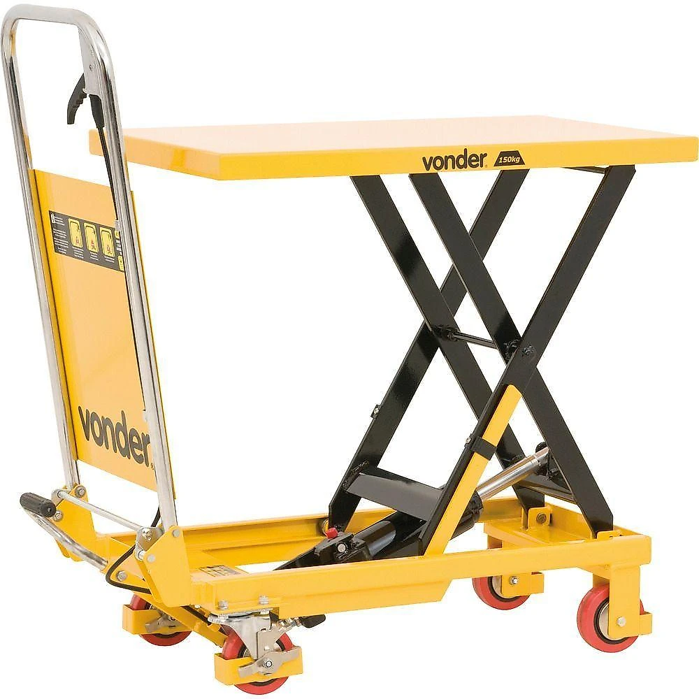Mesa Hidráulica Pantográfica 300kg 855x500mm Mp300 - Vonder