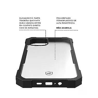 Kit Capa Dual Shock x e Pelicula Defender Pro Privacidade para iPhone 15 Pro - Gshield