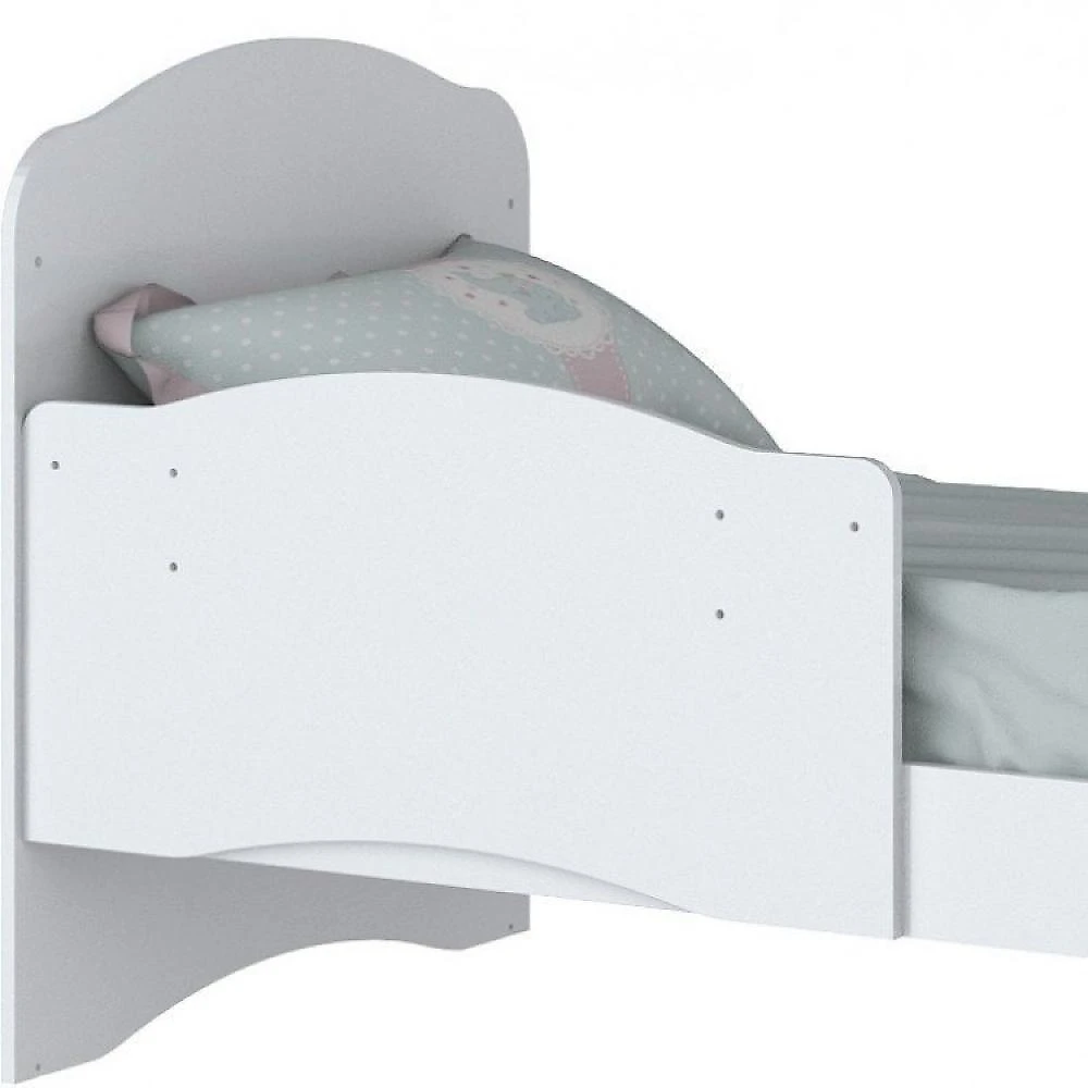 Quarto de Bebê com 1 Guarda Roupa 1 Cômoda e Berço 3 em 1 Abracadabra Espresso Móveis Branco