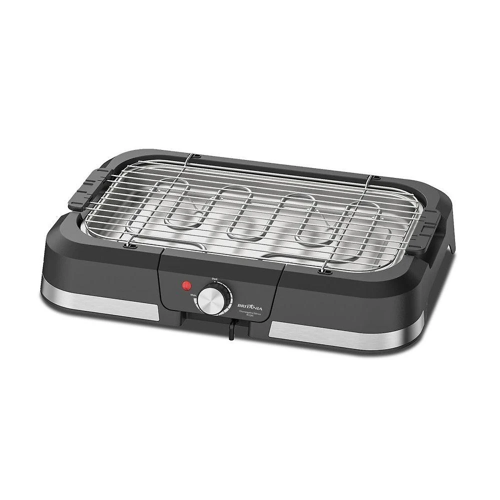 Churrasqueira Elétrica Britânia BCQ90 Com Suporte 1500W 220V