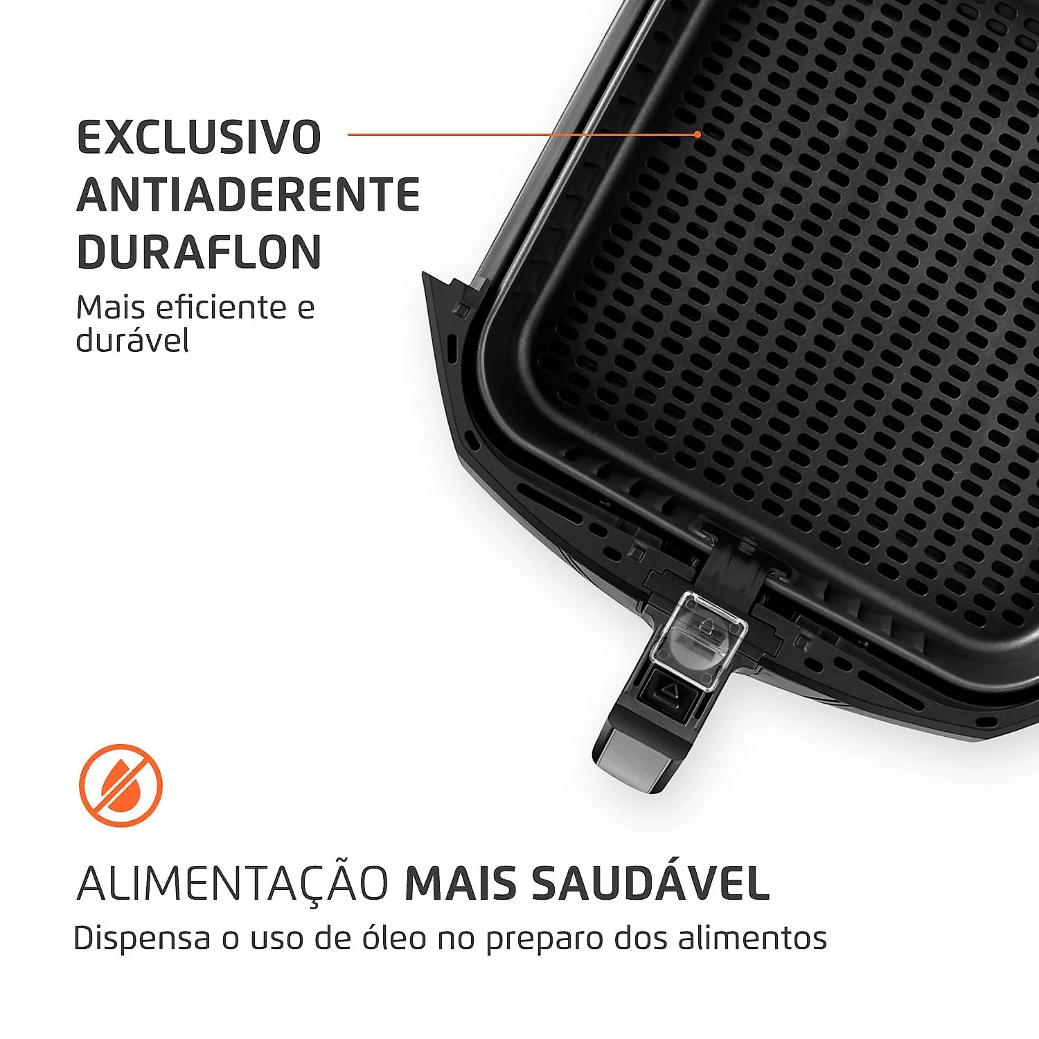 Fritadeira Sem Óleo Air Fryer 8L Mondial Preto - AFN-80-FB 127V