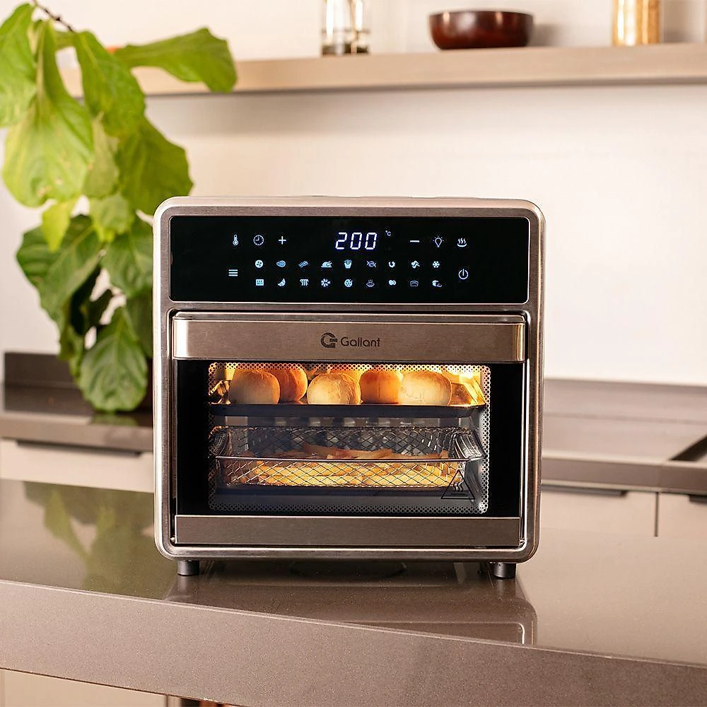 Fritadeira air fryer forno 15l gallant digital gfe15 super compact 220v