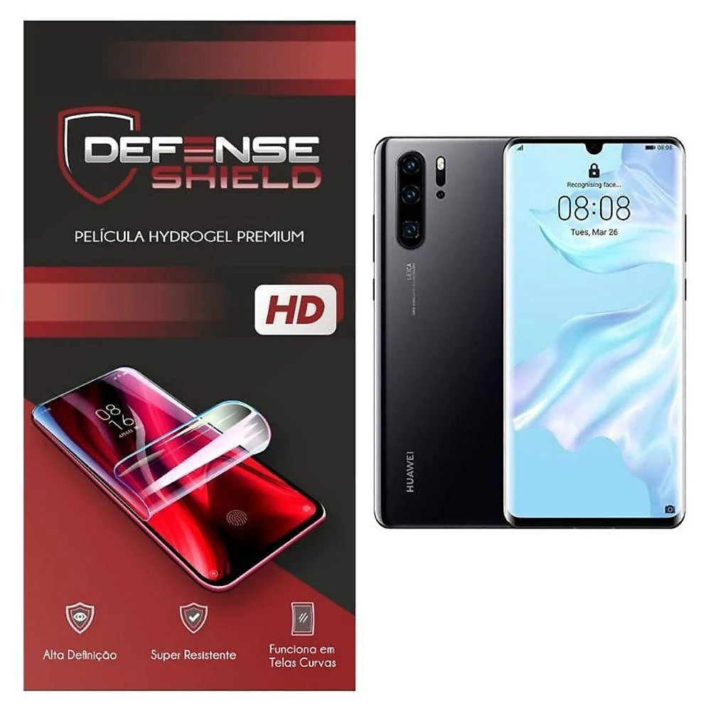 Pelicula Hydrogel Premium Para Huawei P30 Pro Proteção Frontal + Verso Defense Shield