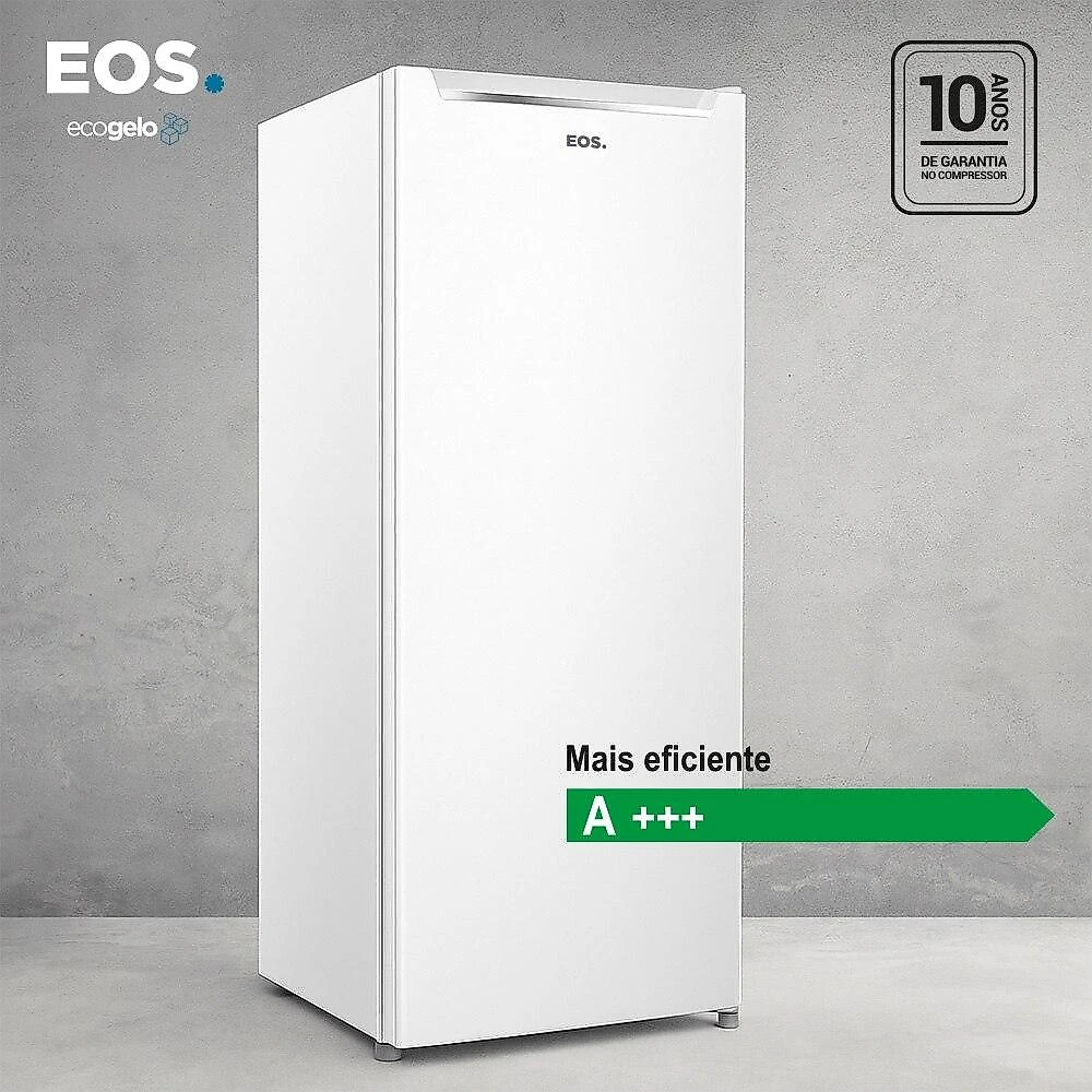 Freezer Vertical EOS 176 Litros EcoGelo Branco EFV250 110V