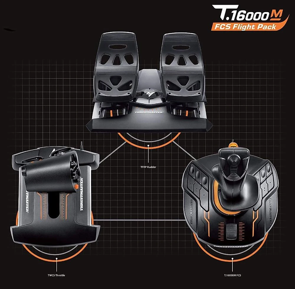 Thrustmaster T.16000m FCS Flight Pack - PC