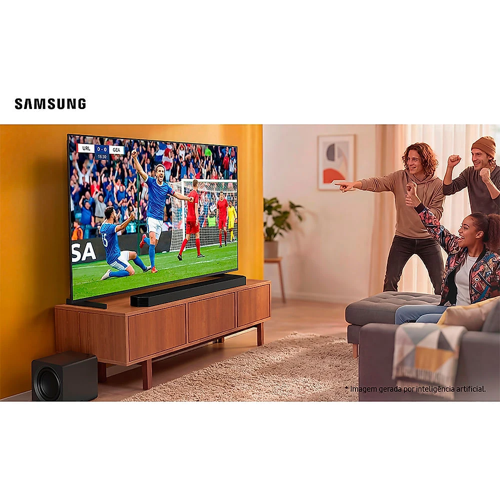 Soundbar Samsung Série Q com 5.1.2 canais e Subwoofer 2026 - HW-Q800H Bivolt