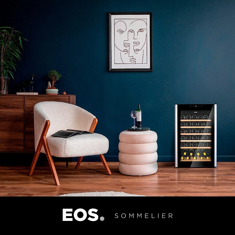 Kit EOS Beer & Wine: Cervejeira EOS Bierhaus 115 Litros Frost Free com Compressor ECE131 220V + Adega Climatizada 49 Garrafas EOS Sommelier com Pai...