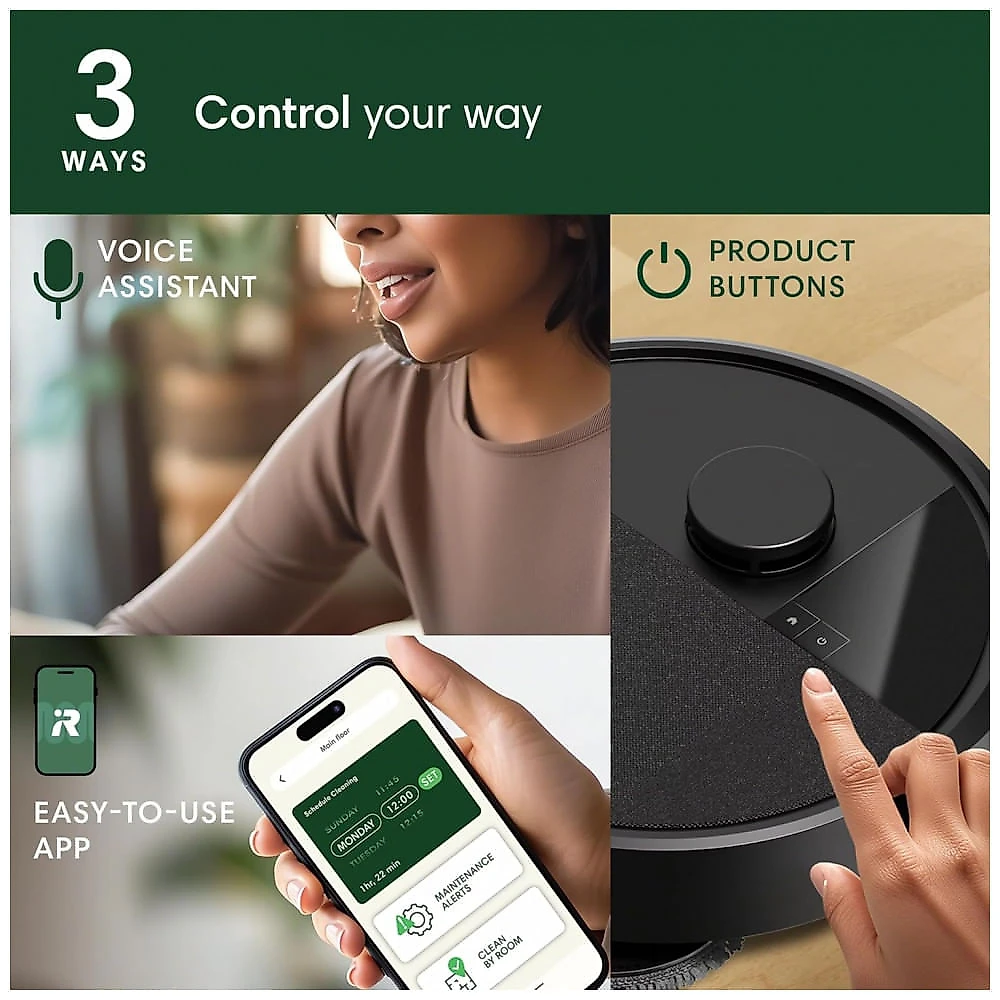 Robô Aspirador Roomba Plus 405 iRobot Preto 2 em 1 Aspira e Passa Pano Base AutoWash 120V
