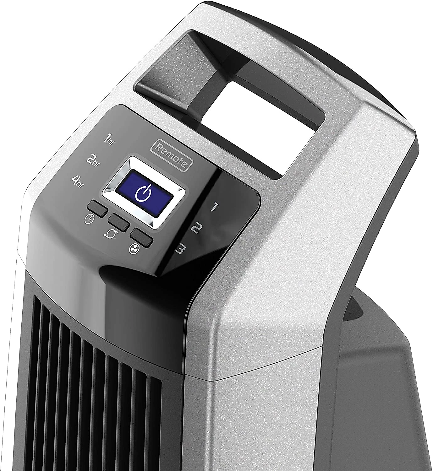 Lasko U35115 Ventilador de Torre com 3 Velocidades Controle Remoto 110V Cinza