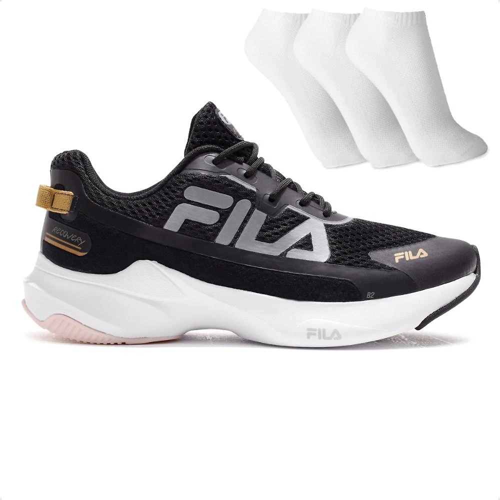 Tênis Fila Recovery Feminino + 3 Pares de Meias