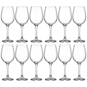 Conjunto de Taças para Vinho Nadir Barone 385 ml – 12 Peças