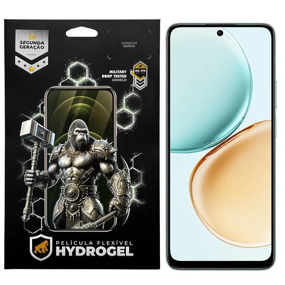 Película Protetora Gshield Hydrogel HD Honor X7d 4G com Kit de Instalação