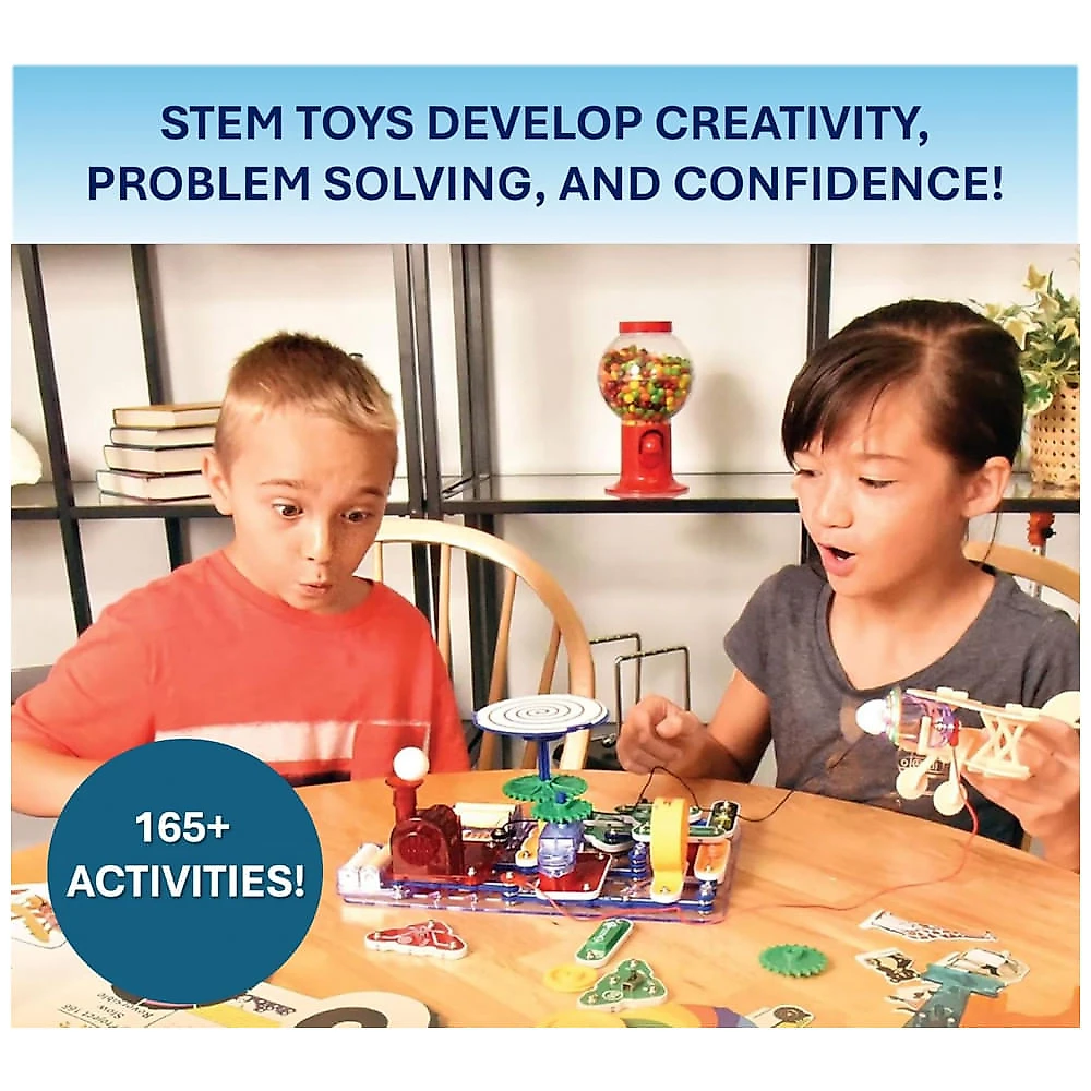 Snap Circuits Motion – Kit Educacional de Eletrônica com Mais de 165 Projetos para Crianças a Partir de 8 Anos