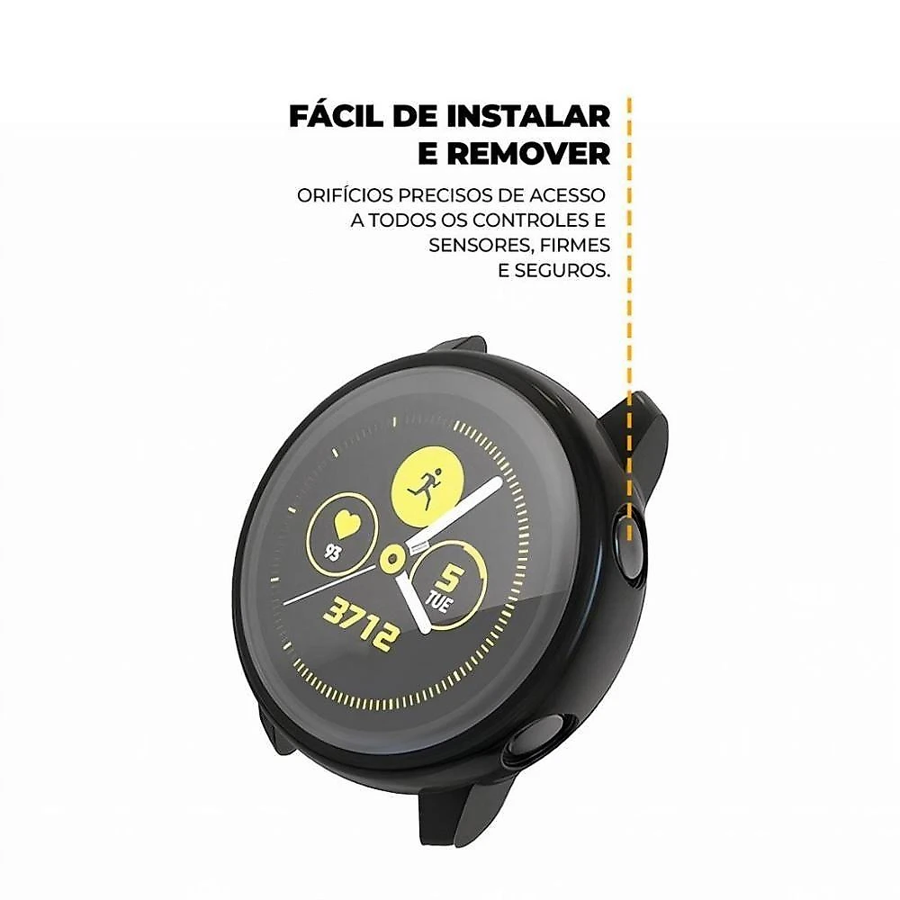 Case Para Samsung Watch Active 2 44Mm - Case Bumper Armor - Gshield