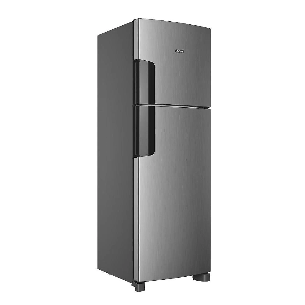 Geladeira consul crm44mk duplex inverter 377l frost free inox 110