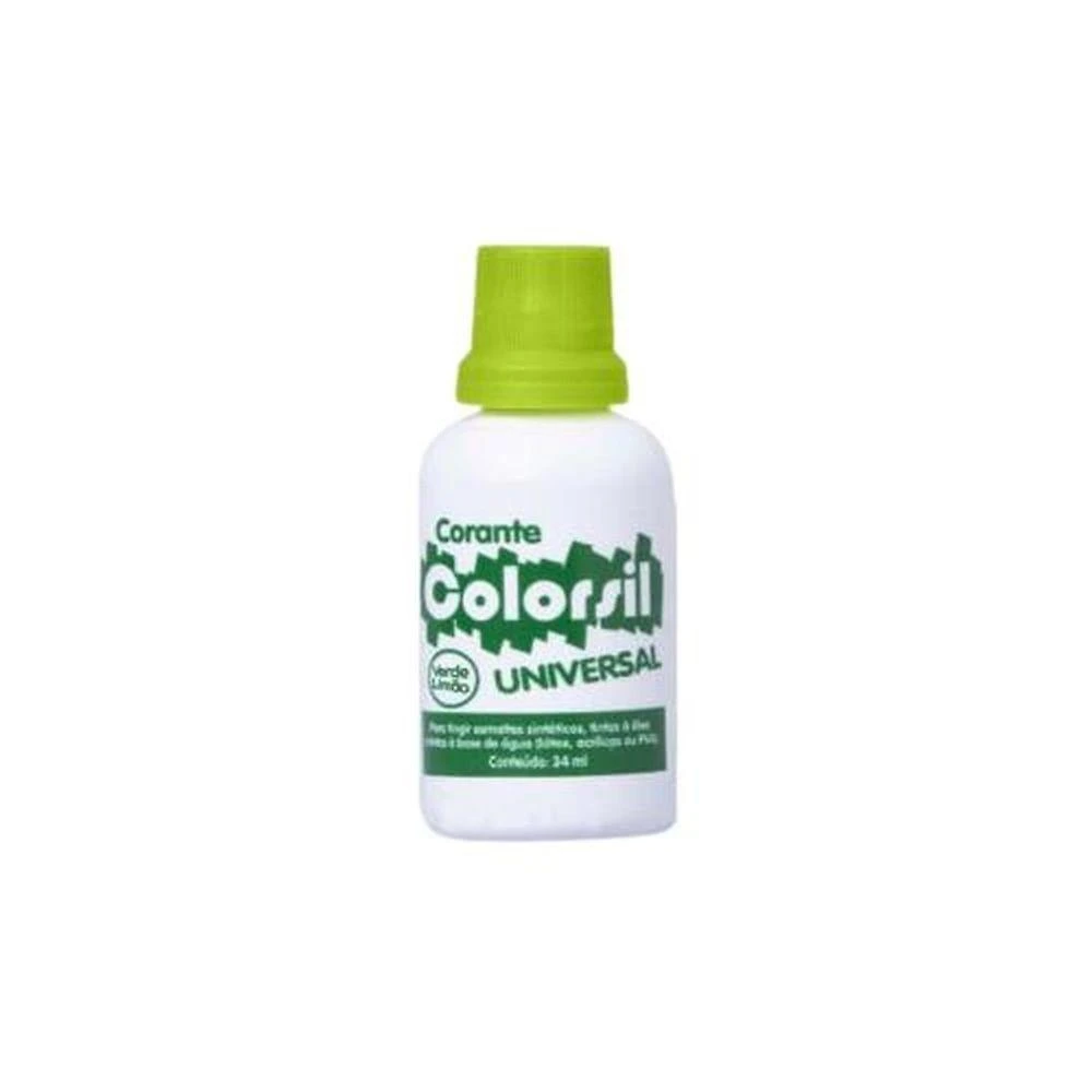 Corante Líquido Universal Verde Limão Pigmento de Alta Qualidade para Tintas Colorsil
