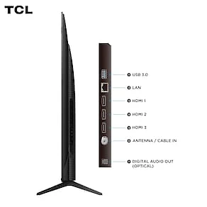 Smart TV 65” TCL QLED 4K Ultra HD 65P7K com Sistema Operacional Google TV, HDR10+, HDMI 2.1, Chromecast built-in, Dolby Vision e Atmos