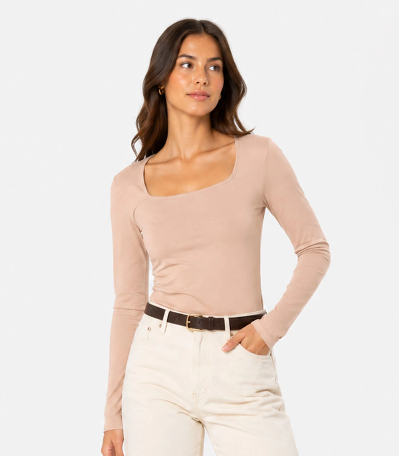 Blusa Manga Longa Feminina Infinita Cor Rosa
