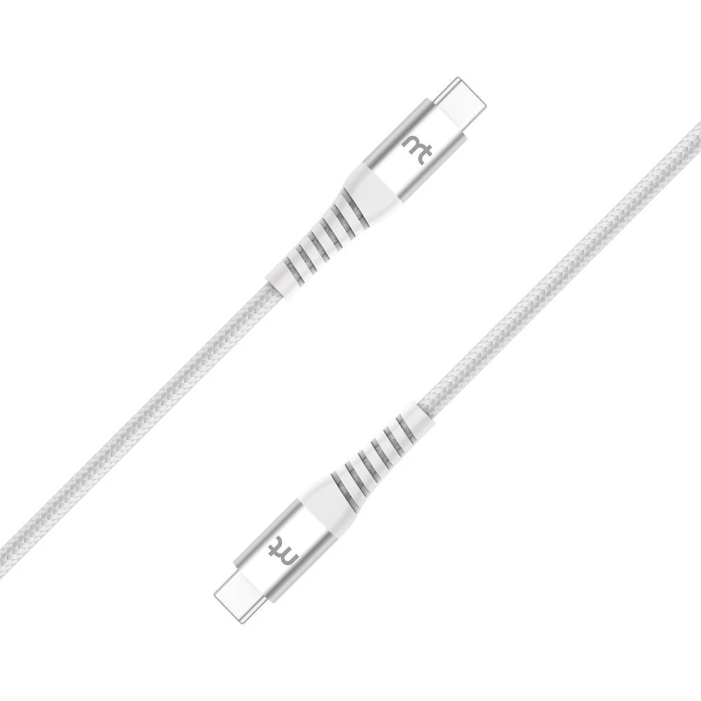 Cabo USB-C para USB-C Branco, 1,5 metros, Mistertech