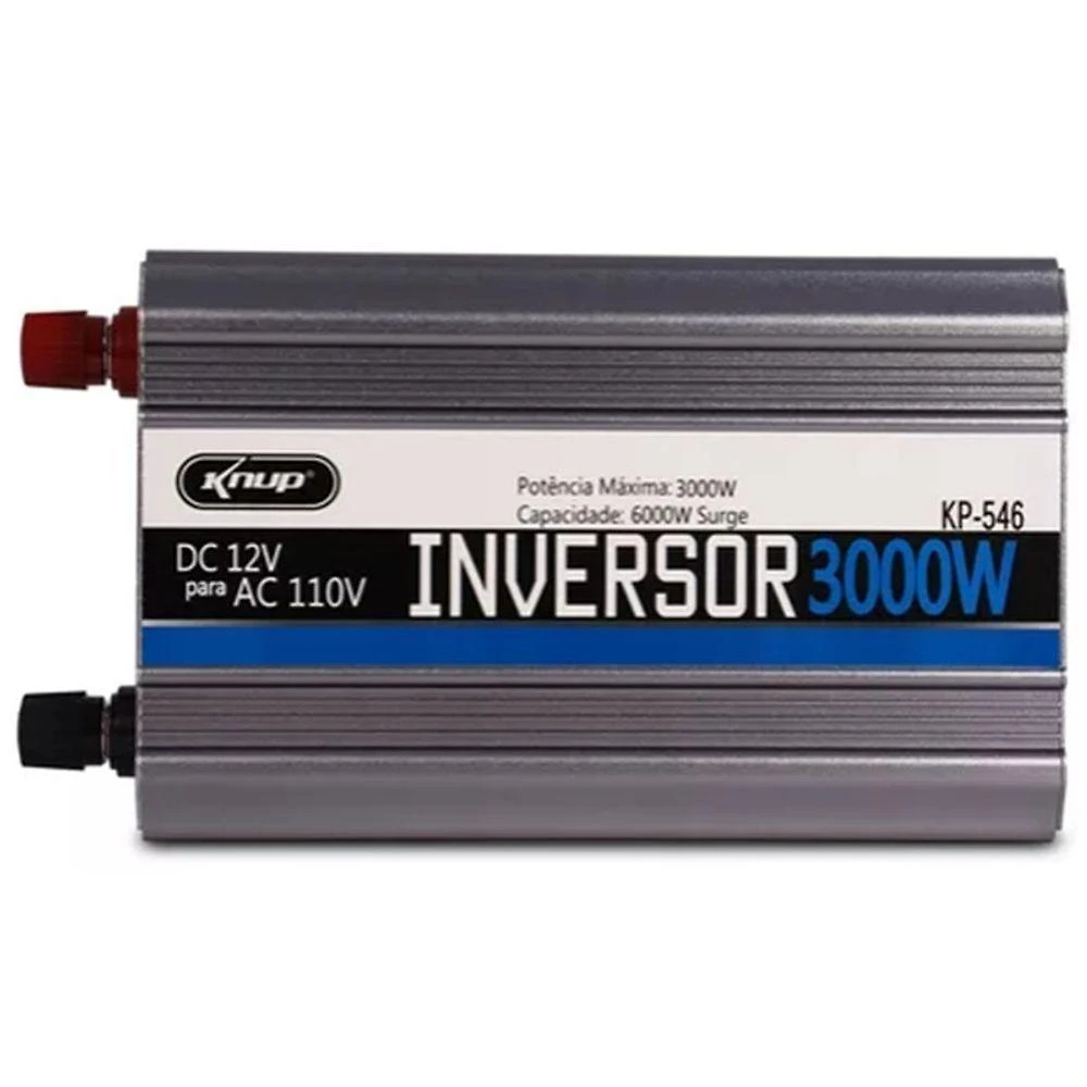 Conversor De Energia 12v Para 100v 3000w De Alta Eficiencia