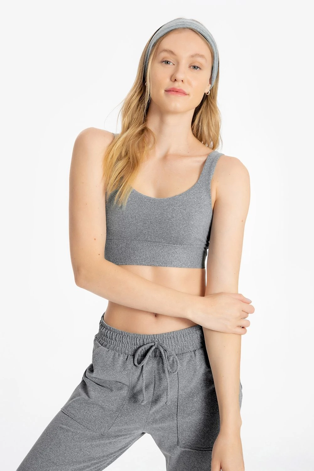 Top Strappy Wellness Essential - Cinza - LIVE!