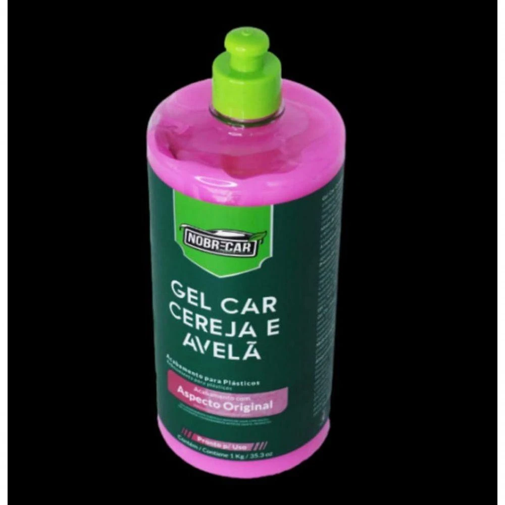 Revitalizador para Interior Automotivo Gel Car Cereja e Avelã 1kg Acabamento Acetinado Nobrecar