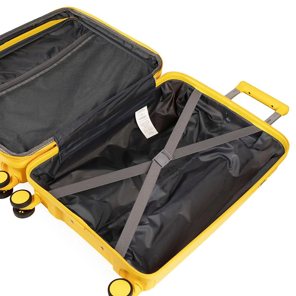 Mala Média 32kg Polipropileno 4 Rodas Cartagena Amarela Amarelo - G