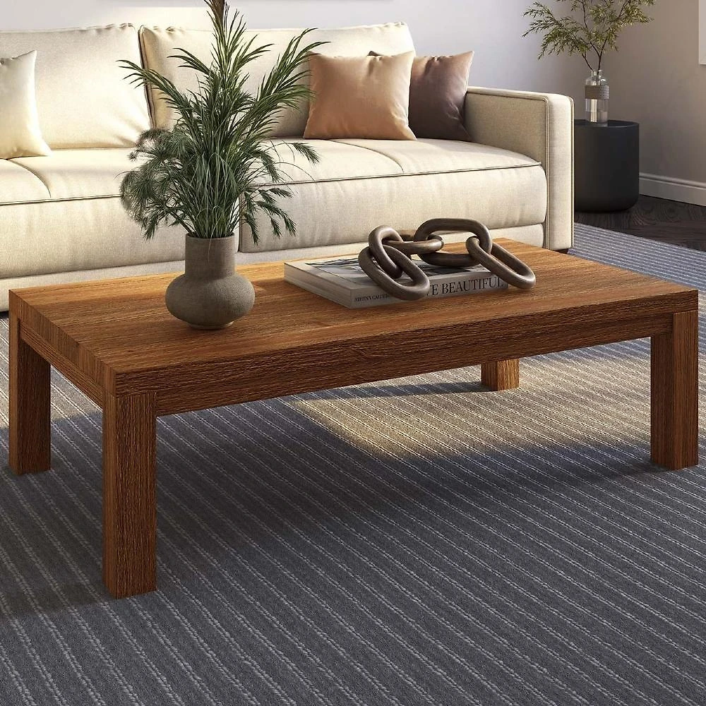 Mesa de Centro Floris Retangular Madeira Maciça 120CM Mpozenato