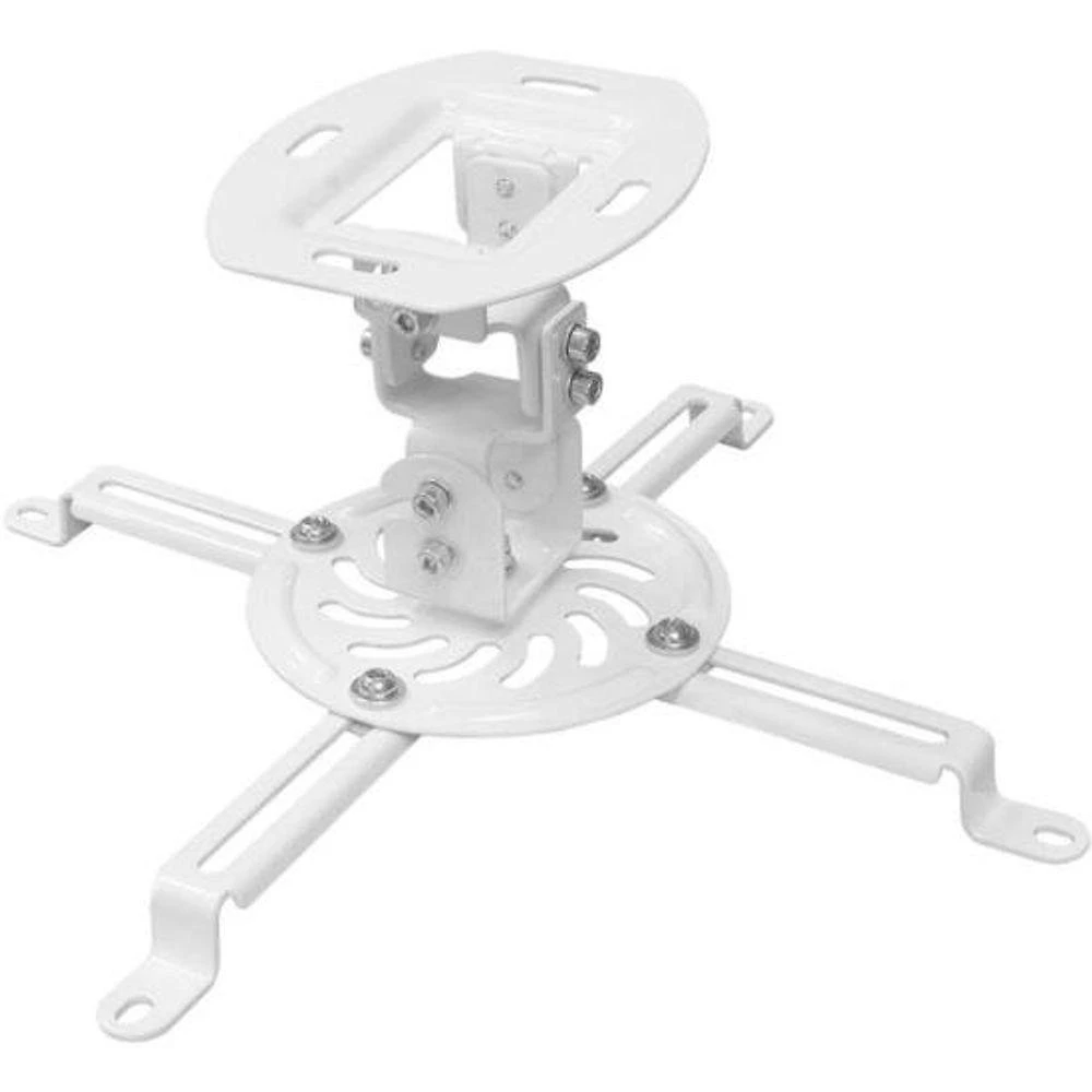 Suporte para Projetor de Teto ELG PRO100WH com Ajuste para Tetos Inclinados e Capacidade Até 13,5KG