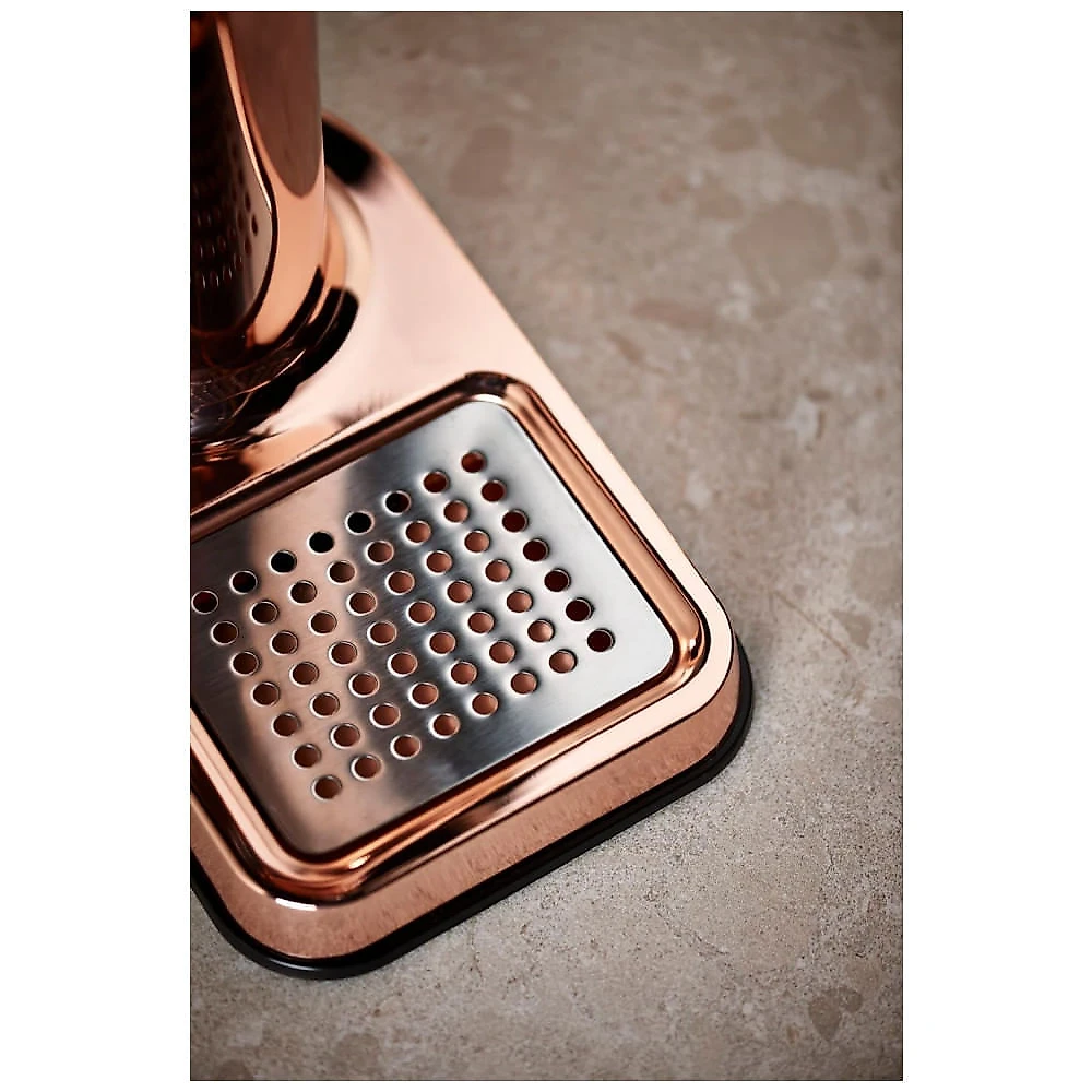 Máquina Sifão para Gaseificar Água com Garrafa de Plástico sem BPA, Aarke, Cobre