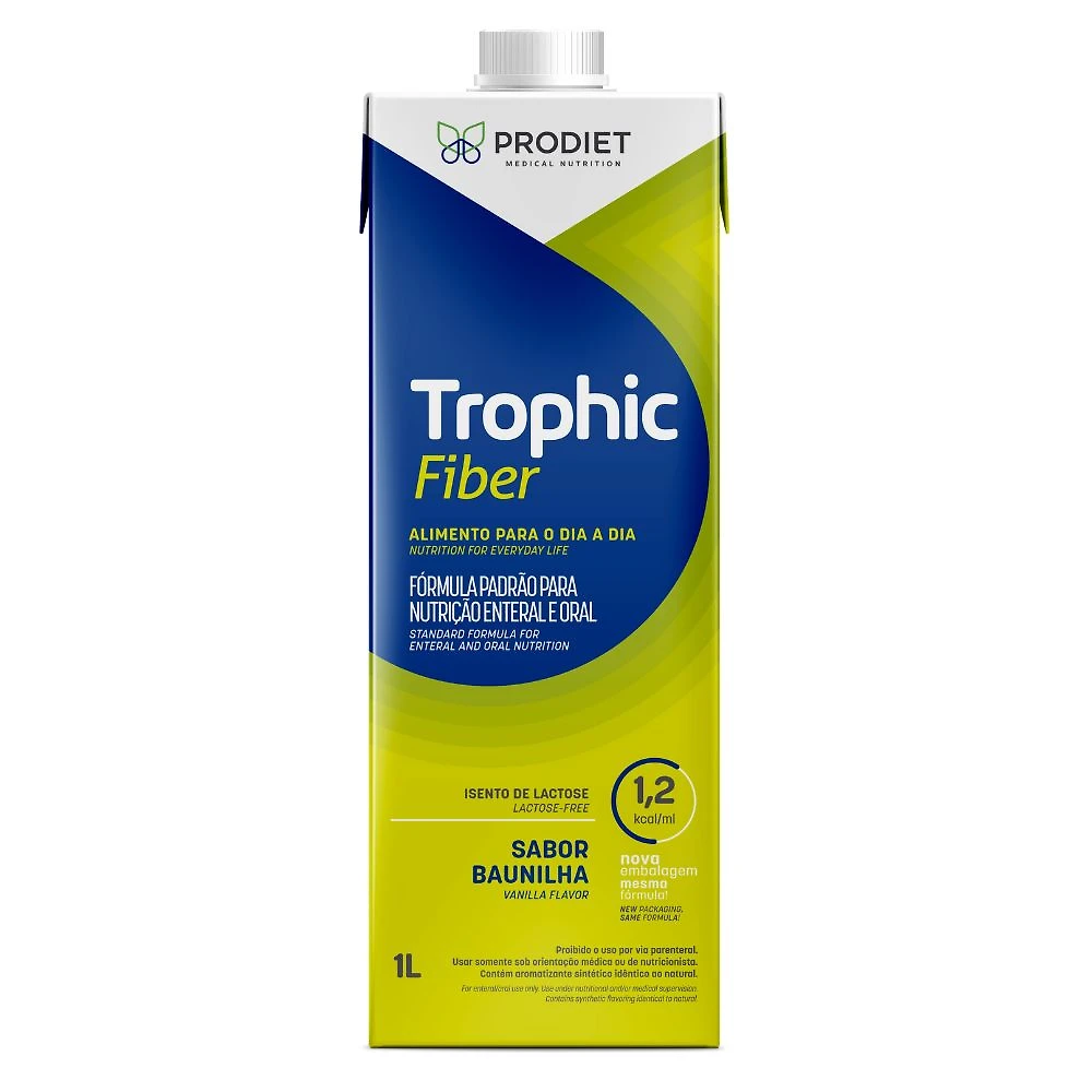Trophic Fiber Sabor Baunilha Zero Lactose 1L