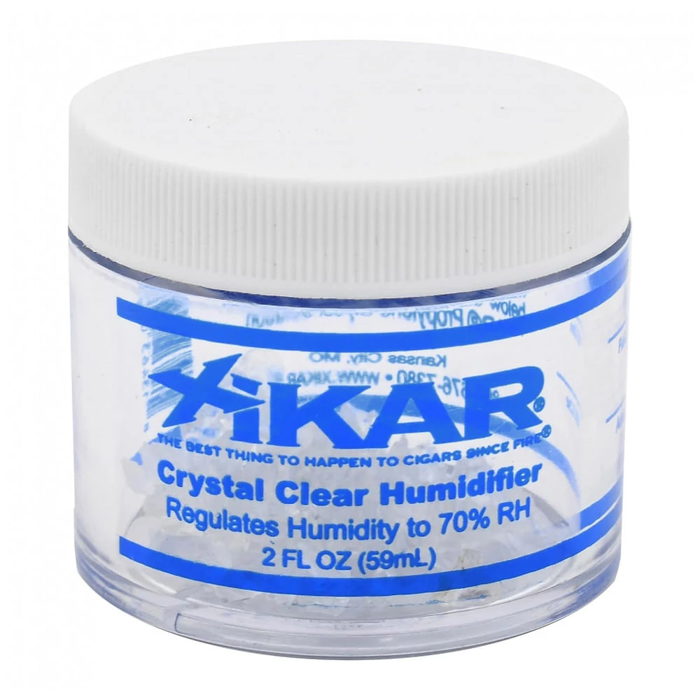 Umidificador de Cristal Gel Xikar para Charuteiras 59 ml Regula 70% de Umidade Relativa até 90 Dias