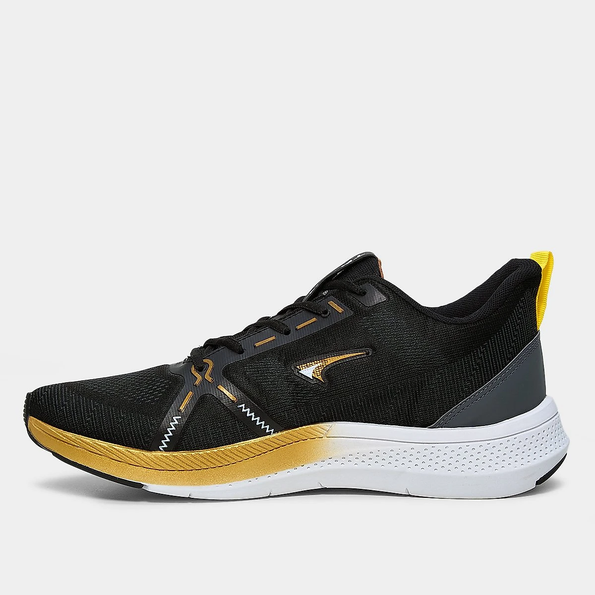 Tênis Tryon Blumen Masculino Preto+Dourado - 34