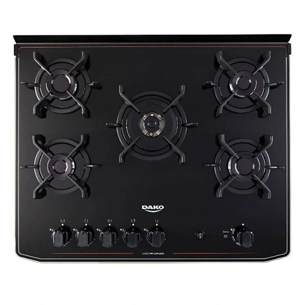Fogão De Piso Dako 5 Bocas Acendimento Automático Magister Preto Bvolt Bivolt