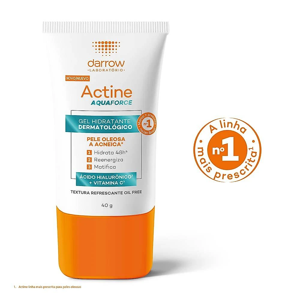 Gel hidratante facial darrow actine aquaforce 40g