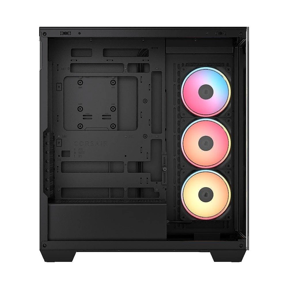 Gabinete Gamer Corsair 3500X LX-R, Mid-Tower, Vidro Temperado, 3 Fans LX120 RGB Inclusas, iCUE LINK, Preto - CC-9011324-WW